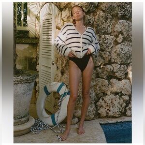 J Crew Swim M Bikini Bottom Black